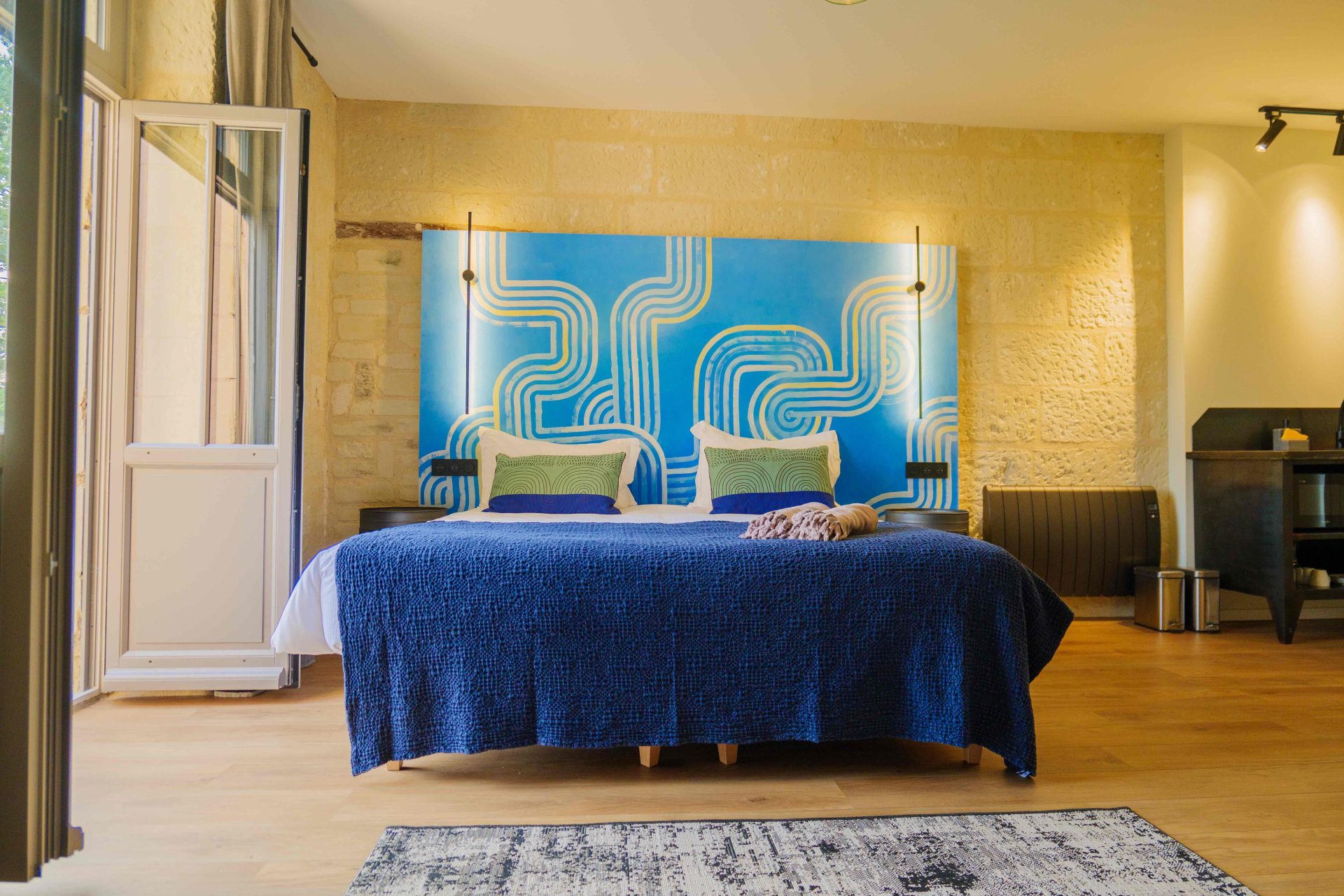 Suite supérieure balcon Maison Compostelle