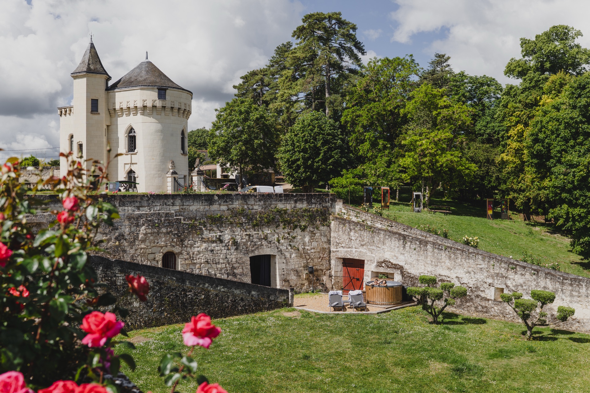 Vue des jardins