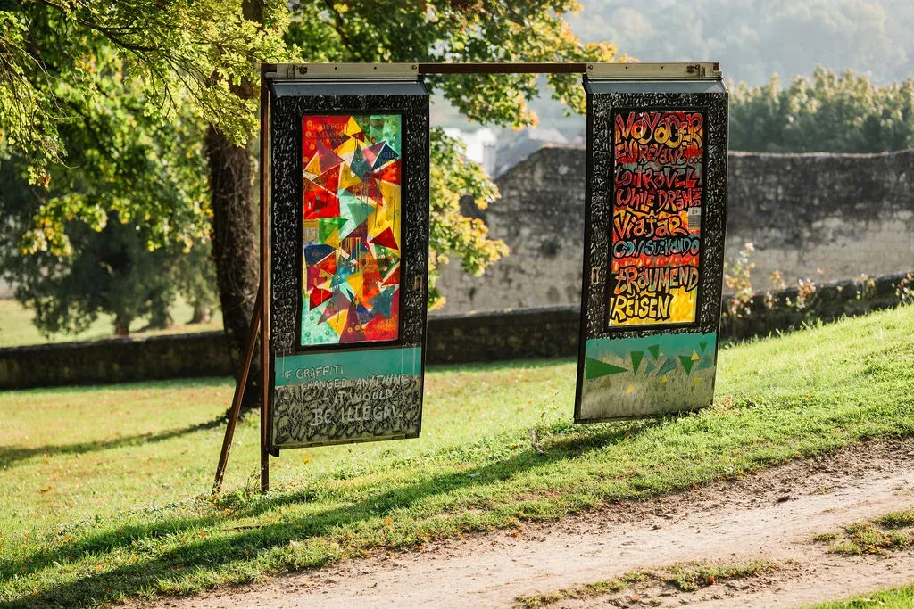 Visite du Street Art Parc avec les propriétaires